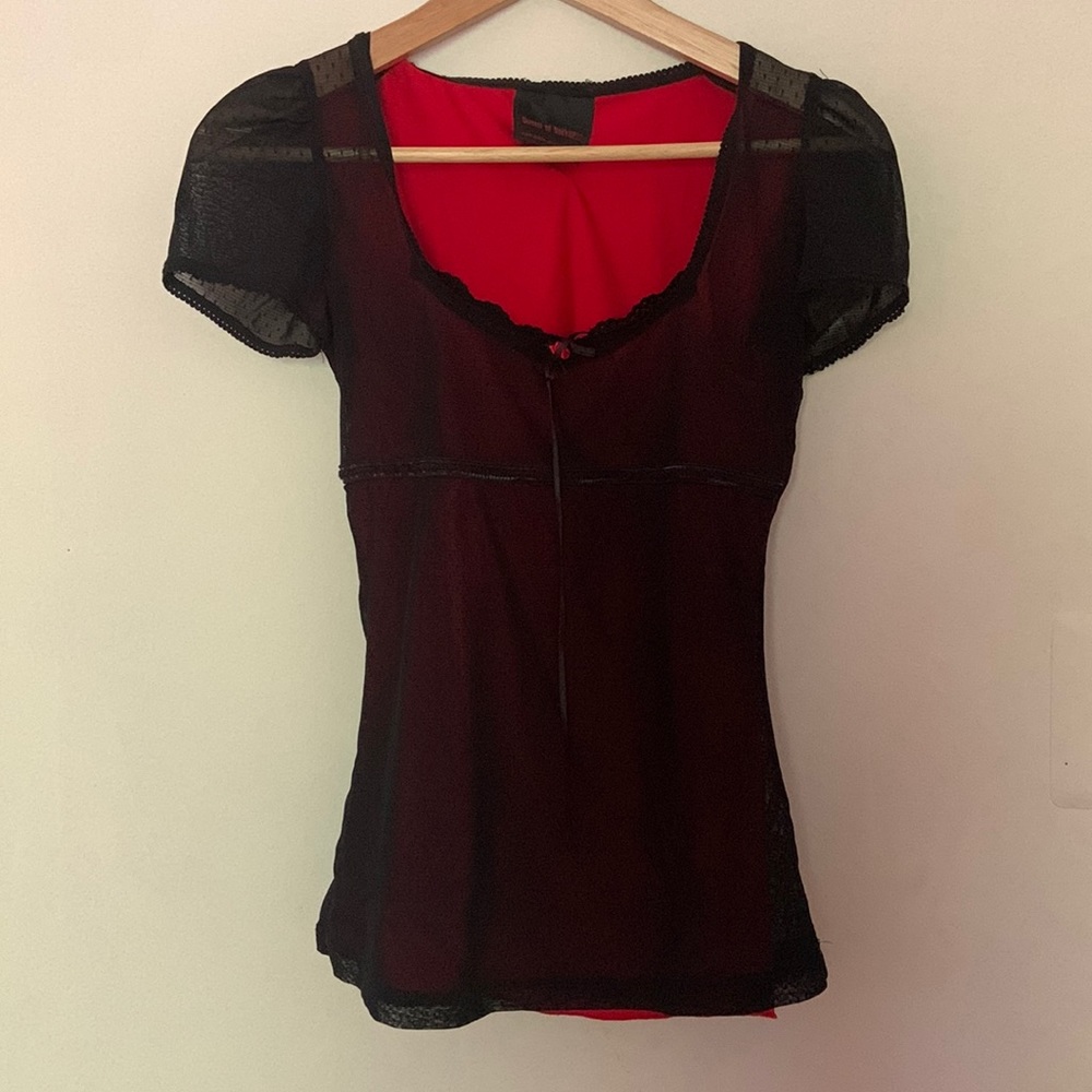 queen of darkness mesh top